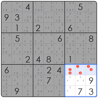 sudoku swordfish explanation